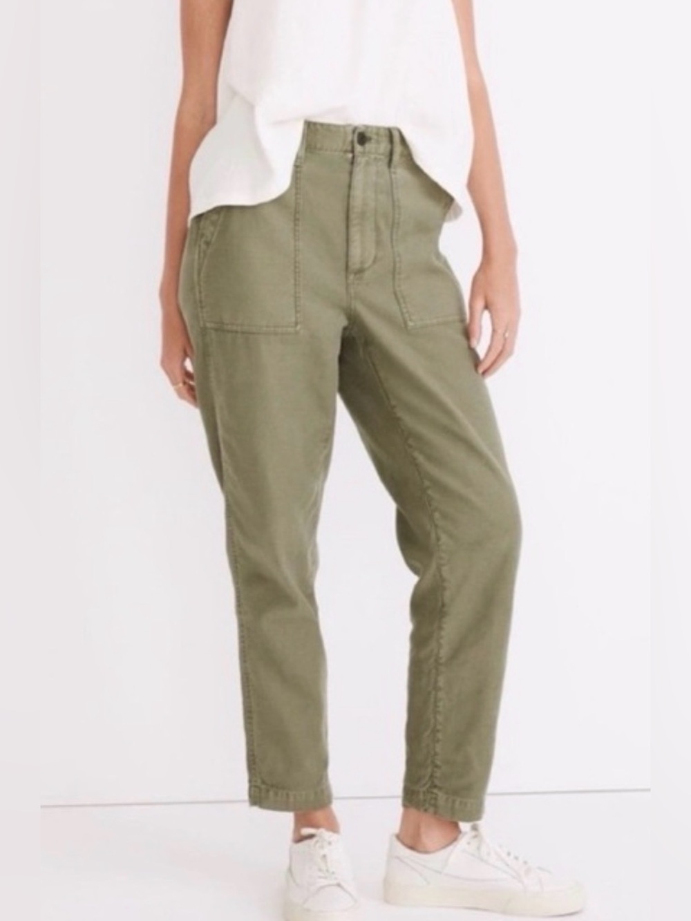 Sage Green Cargo Pants